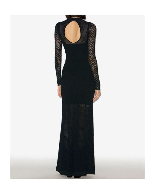 Isabel Marant Black Florie Knitted Maxi Dress