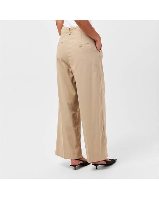 Weekend by Maxmara Natural Wide Leg Trousers