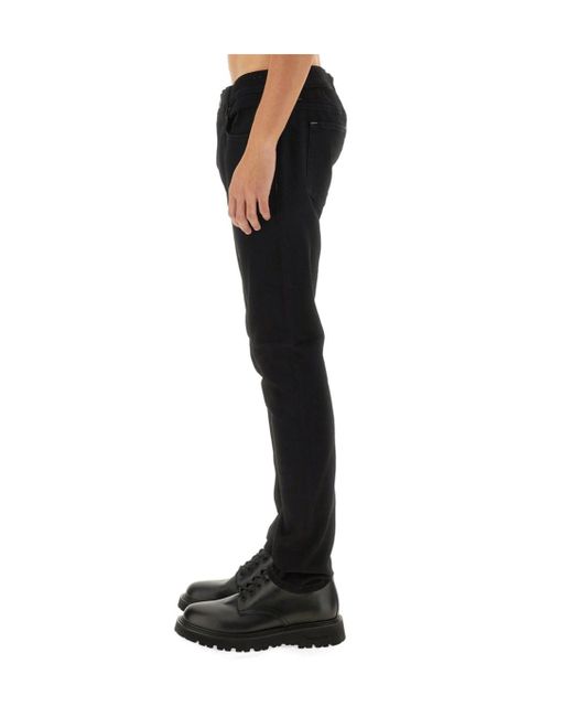 Pt Pantaloni Blue Pt Torino Swing Low-Rise Straight-Leg Jeans