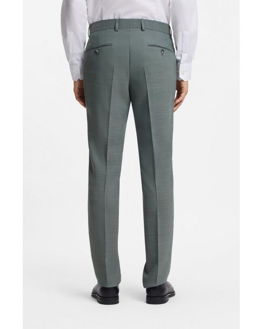 Boss Gray Two-Piece Tailored Suit for men