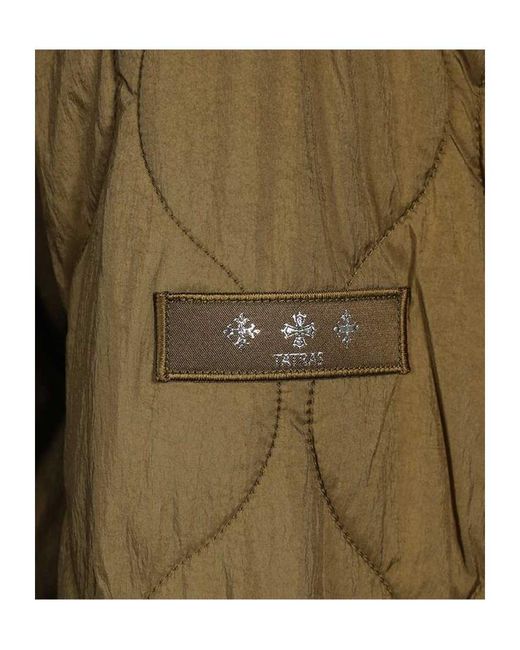 Tatras Green Quilted Stand-Collar Jacket for men
