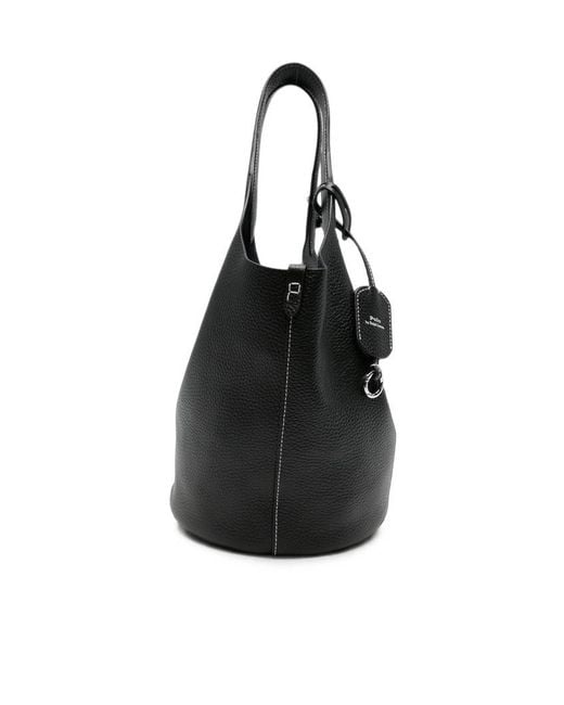 Ralph Lauren Black Double-Handle Handbag