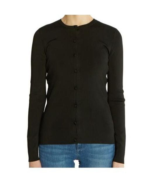 Balenciaga Black Logo Cardigan
