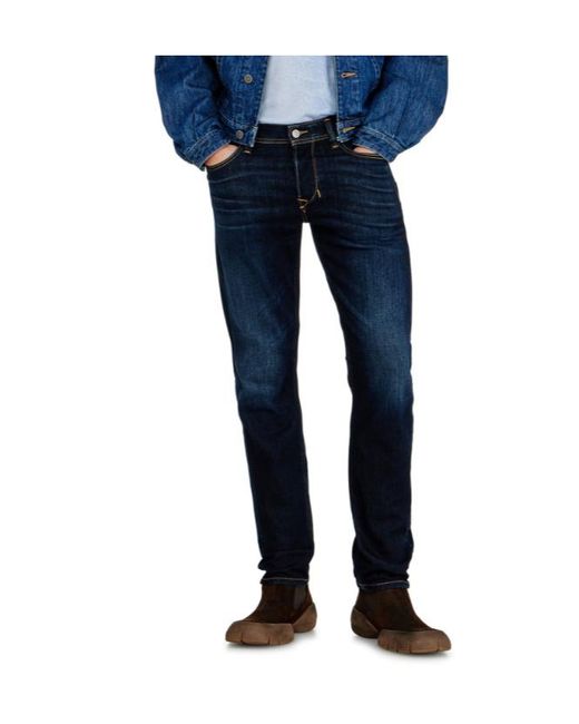 DIESEL Blue Larkee-Beex Tapered Jeans for men