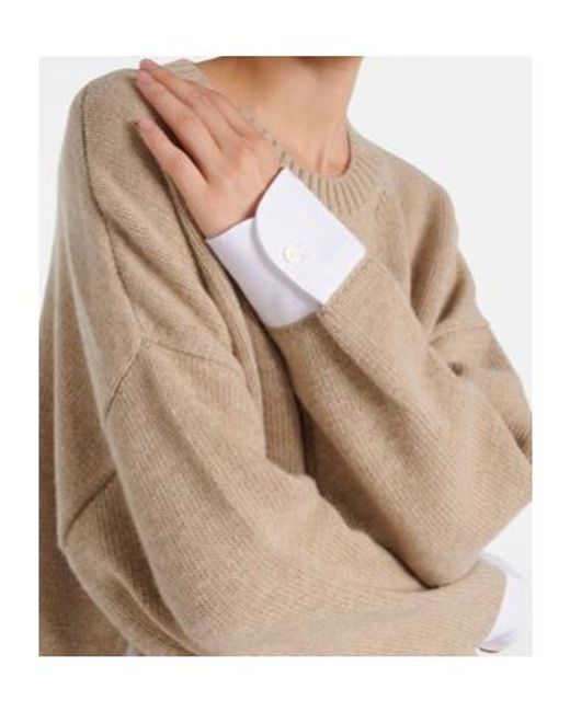 Stella McCartney Natural Patchwork Knit Dress