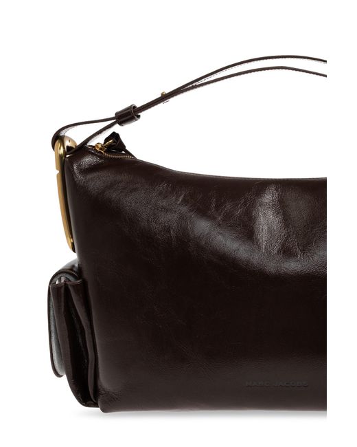 Marc Jacobs Black Logo Detail Shoulder Bag