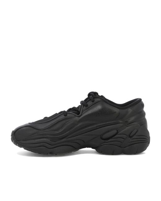 Reebok Dmx Run 6 Logo-Embroidered Sneakers in Black | Lyst