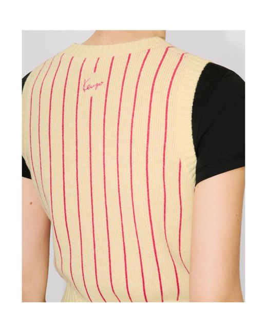 KENZO Pink Trompe L'Œil' Vest