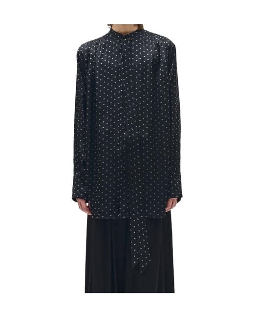Ann Demeulemeester Blue Solan Shirt for men