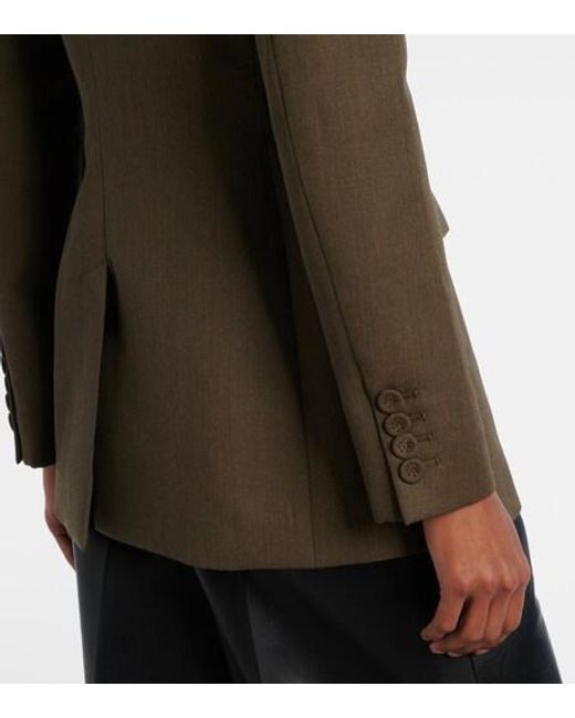 Altuzarra Green Beatty Virgin Wool Blazer