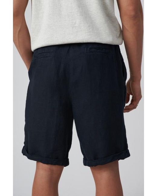 Brunello Cucinelli Black Elasticated Knee High Shorts for men
