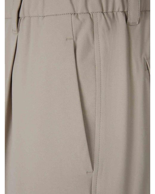 Herno Gray Resort Stretch Comfort Cargo Trousers for men