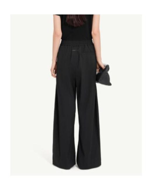 MM6 by Maison Margiela Blue Logo-Embroidered Drawstring Trousers