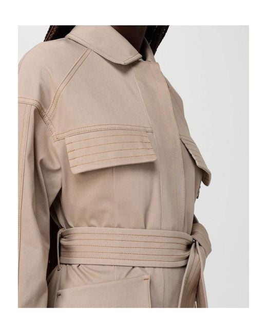 Max Mara Natural Long-Sleeved Casual Jacket