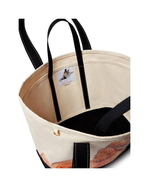 Stella McCartney Black Dog-Print Tote Bag