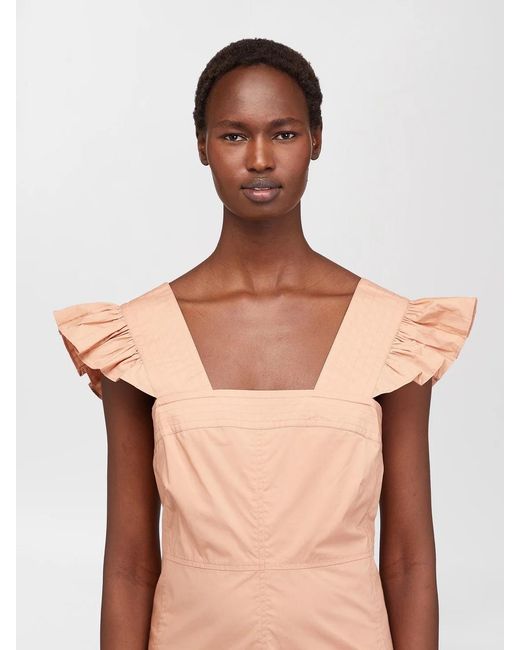 See By Chloé Pink Apron Mini Dress