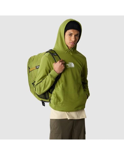 The North Face Green Logo Printed Drawstring Hoodie for men