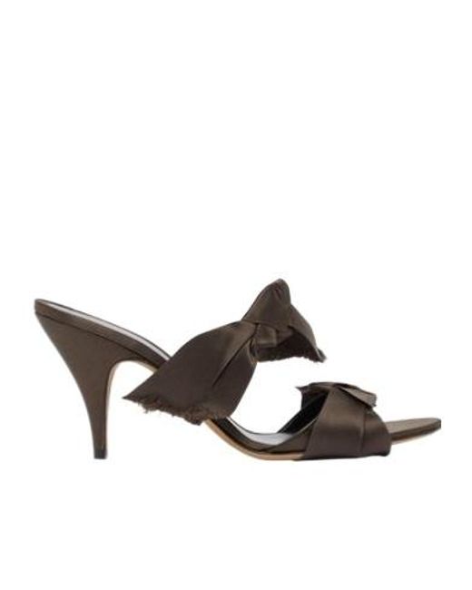 The Row Brown High-Heeled Sandals