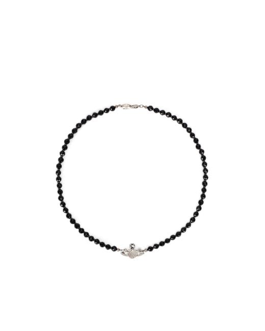 Vivienne Westwood Metallic Messaline Orb Choker Necklace