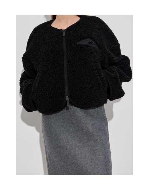 DSquared² Black Icon Logo Fleece Jacket