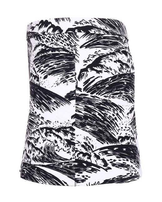 KENZO Multicolor Printed Pattern Skirt