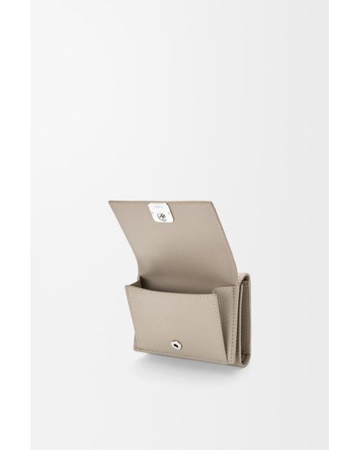 Loewe Gray Anagram Trifold Wallet