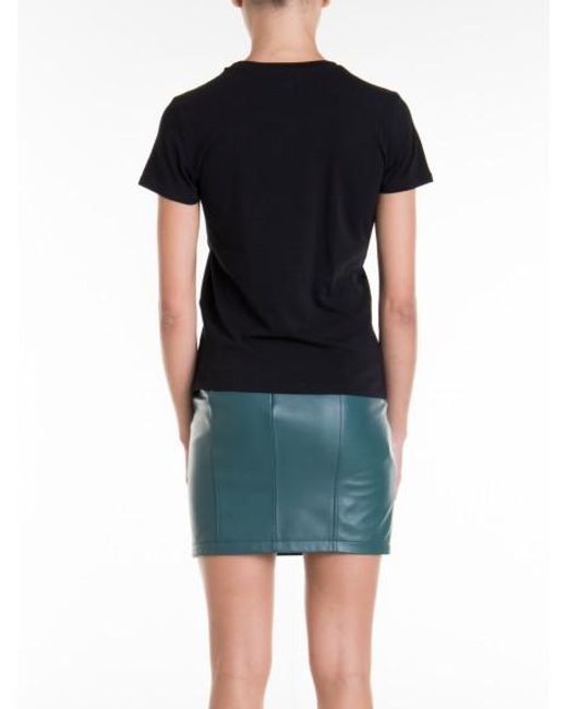 Emporio Armani Black Printed T-Shirt