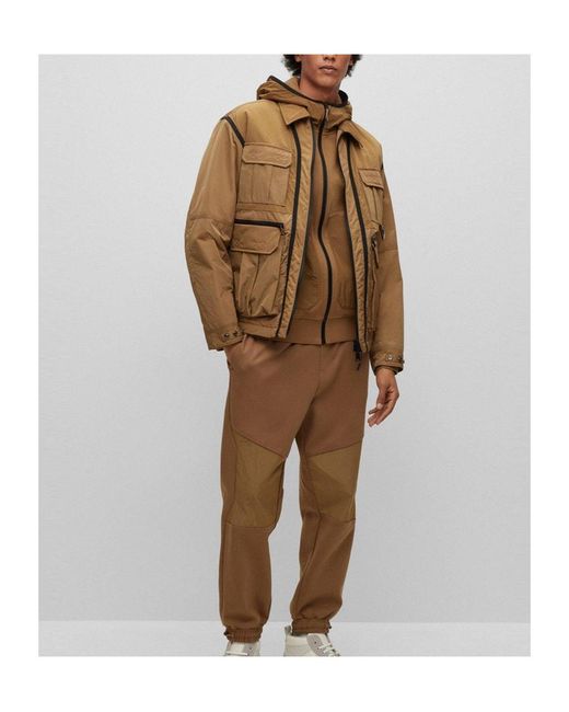 Boss Brown Minimalist Versatile Casual Coat for men