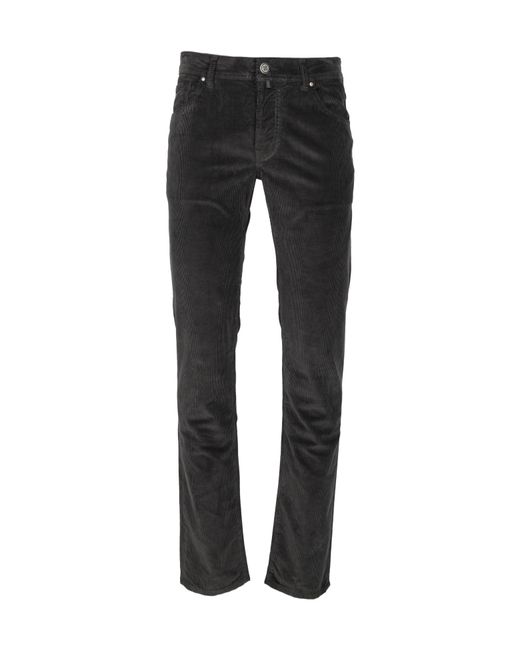 Jacob Cohen Black Belt-Loop Jeans for men