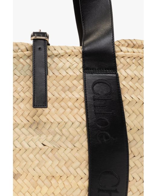Chloé Black Medium Sense Tote Bag