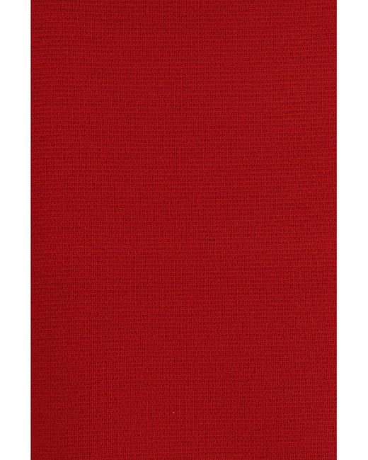 Fabiana Filippi Red Elastic-Waist Mini Skirt