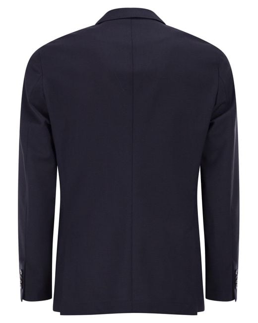 Boss Blue Boss Double-Breasted Long-Sleeved Jacket for men