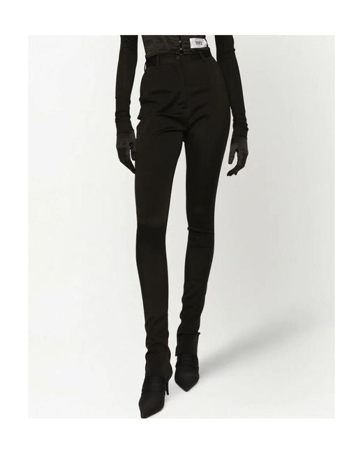 Dolce & Gabbana Black Kim High Waist Cady Pants