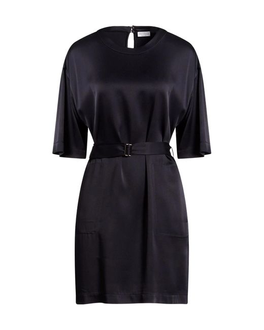 Brunello Cucinelli Black Short Dresses