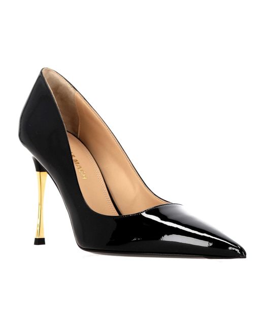 Mach & Mach Black Pointed-Toe High Heels