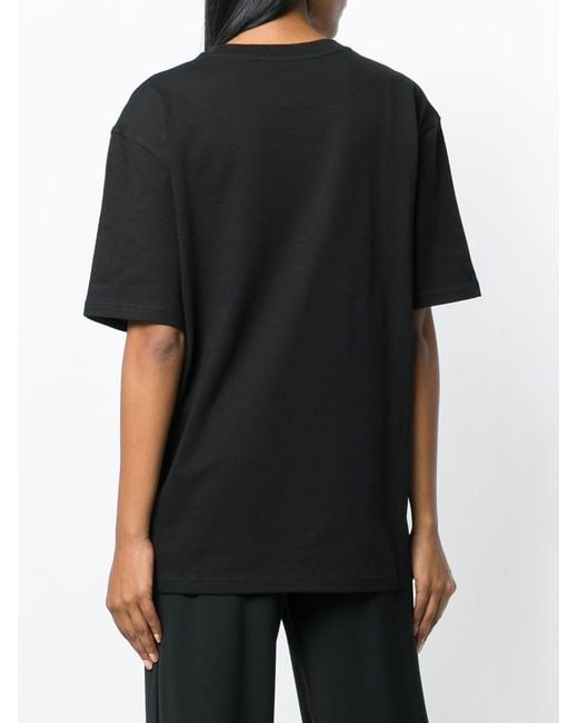 McQ Alexander McQueen Black Psycho Billy Cartoon Printed T-Shirt