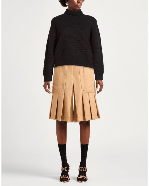 Max Mara Black Solid Color Knit Sweater