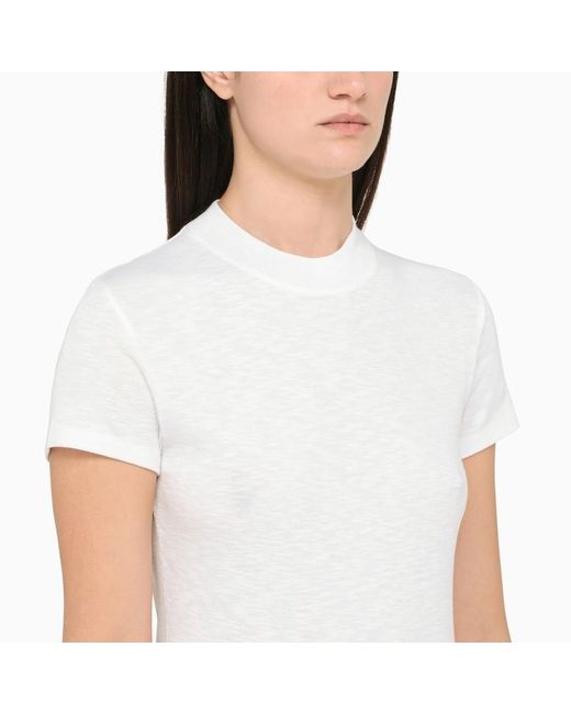 Vince White Logo Short-Sleeved T-Shirt