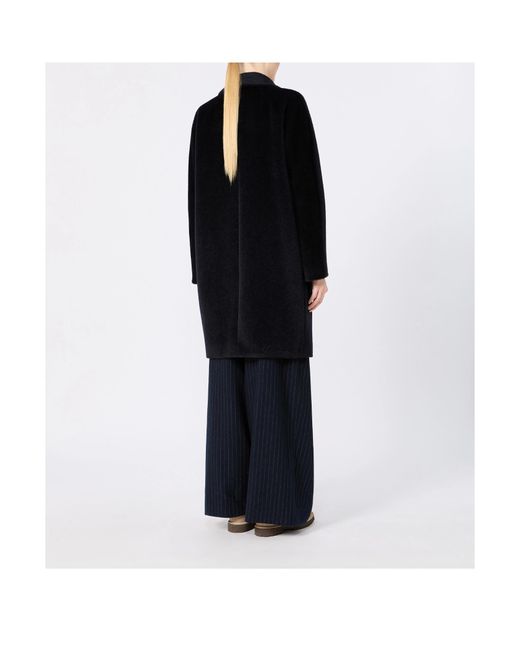 Max Mara Black Collared Coat
