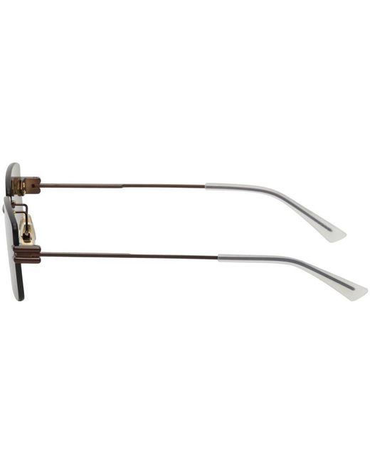 Bottega Veneta Multicolor Rectangular-Frame Glasses