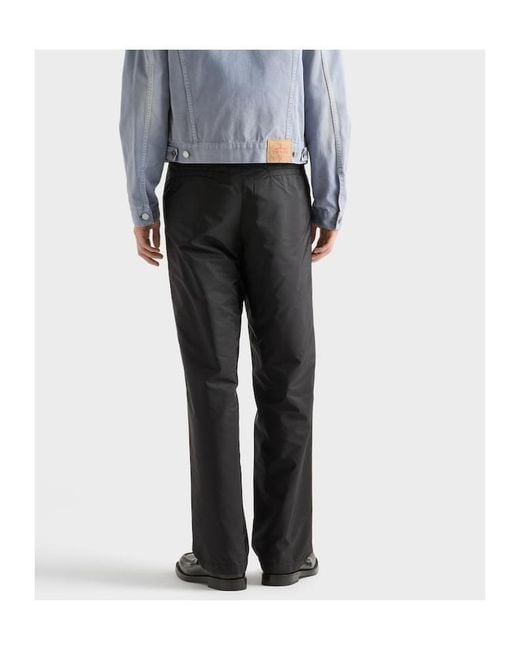 Prada Black Re-Nylon Pants for men