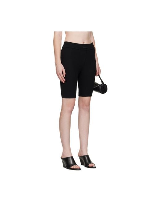 Fear Of God Black Ribbed Knitted Shorts