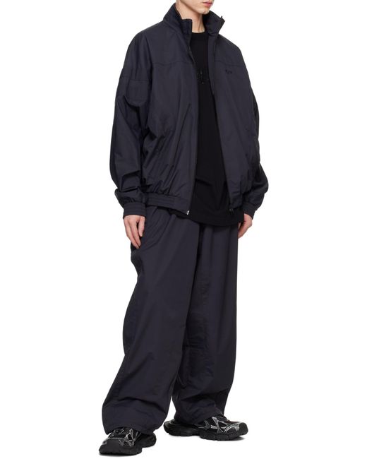Vetements Blue Logo Casual Jacket for men