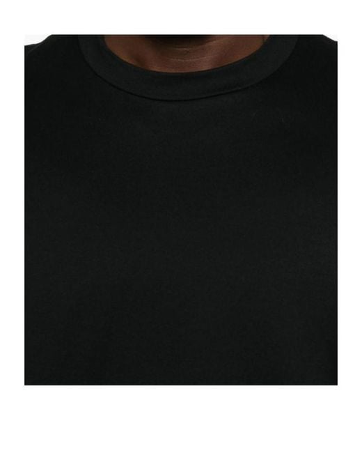 Brioni Black Short-Sleeved Crewneck T-Shirt for men