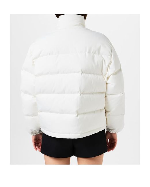Gucci White Twill Bomber Jacket