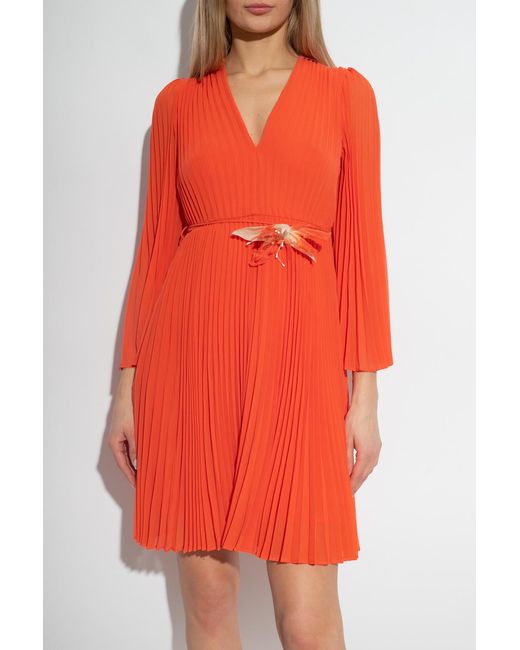 Zimmermann Red Sunray Mini Dress
