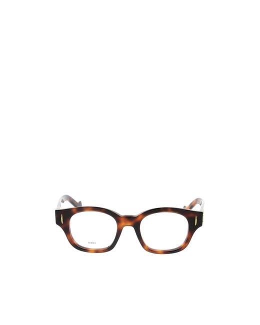 Loewe White Square Frame Glasses