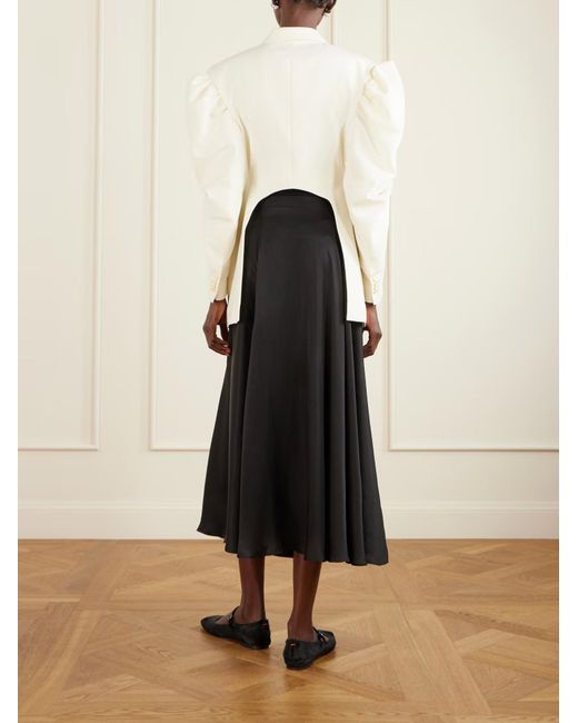 Simone Rocha White Belted Suit Jacket