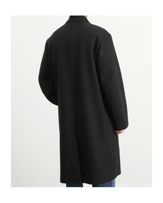 Dries Van Noten Black Long-Sleeved Coat for men