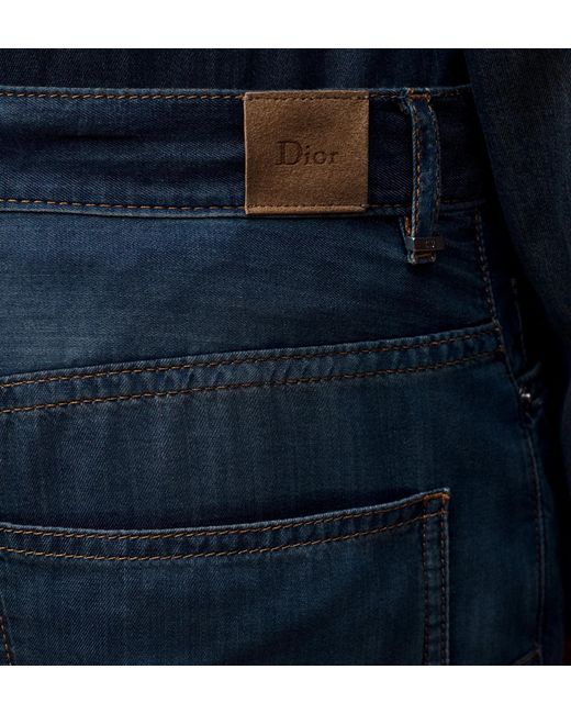 Dior Blue Regular-Fit Jeans